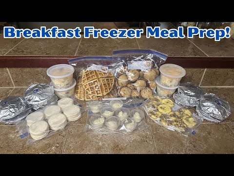 Breakfast Freezer Meal Prep for Stress Free Mornings!