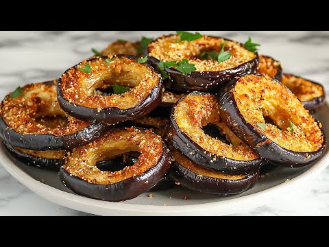 The eggplant that drives everyone crazy! The best eggplant recipe! Crispy eggplant rings!