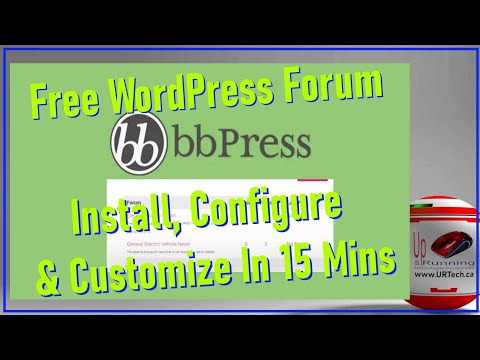 Install Configure & Customize bbPress WordPress Forum in 15 Minutes