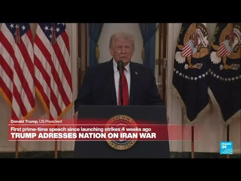 REPLAY: Trump pledges to 'finish the job' in Iran in national address • FRANCE 24 English