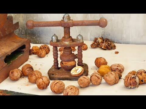 Antique Nutcracker Press Restoration - The Most Useless Invention Ever!?