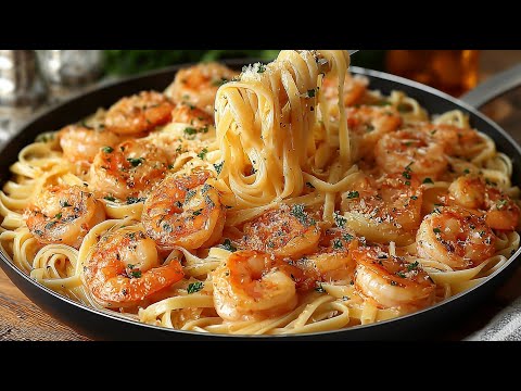The Number 1 Shrimp Pasta! The Most Delicious & Easy Recipe I've Ever Made