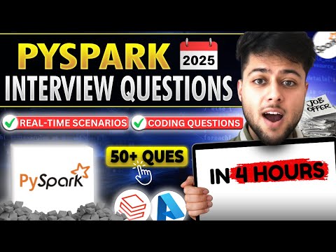 PySpark Interview Questions (2025) | PySpark Real Time Scenarios