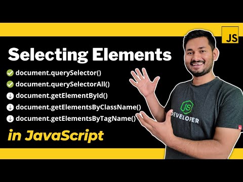 Selecting Elements in JavaScript | DOM Manipulation | The Complete JavaScript Course | Ep.52