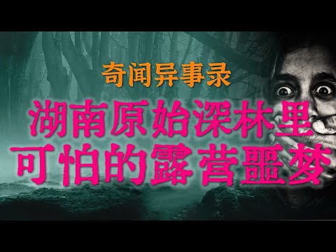 【灵异怪谈】原始深林里可怕的露营噩梦!每段都细思极恐|河北退役老兵讲述真实恐怖经历，真相更加诡异#鬼故事#睡前故事#解压故事#灵异故事#恐怖故事#民间故事#horror#ghost 【灵异电台】