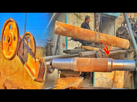 Jaw Crusher Plant : How To Change Jaw Hammer Shaft And Bearings | Stone Hammer Shaft Changing Method