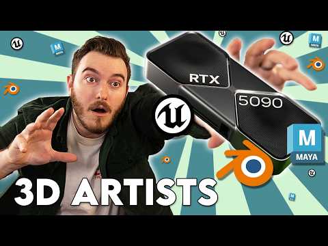 How FAST is the RTX 5090 for 3D Animation & Rendering??