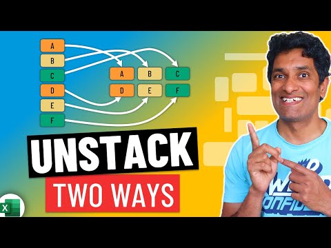 Excel Magic Revealed: Unstacking Data Like a Pro! ✨