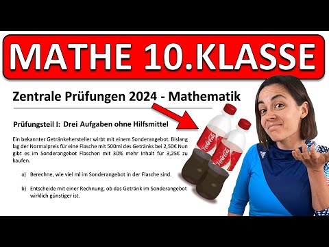 🚀🚀🚀 Schaffst DU diese 3 AUFGABEN aus der 10er-PRÜFUNG für Haupt-/Realschule und Gymnasium?