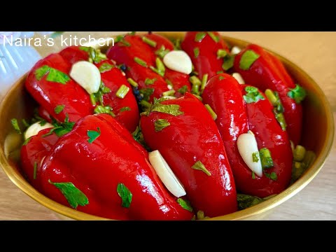 🌶️ Մարինացրած Կարմիր Պղպեղ - Համեղ և Փորձված Տարբերակ Pickled Red Peppers Маринованный Красный Перец