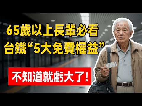 網傳65歲搭高鐵有「優先候補」？別再去車站吵了！台鐵員工：這5大隱藏福利才是真的，最後一項能救命！