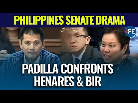 Padilla vs. Henares SHOWDOWN! SALN Controversy Erupts in Philippines Senate