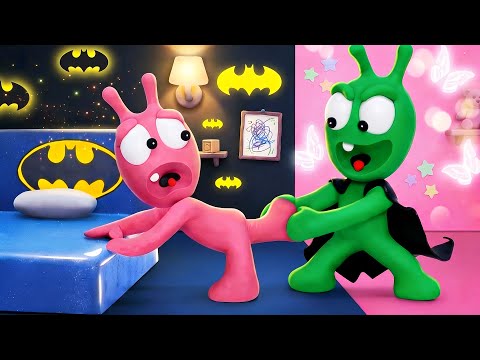 Pink vs Black Challenge by Pea Pea - Cartoon For Kid