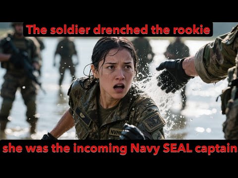 “Wrong spot.” The soldier drenched the rookie — unaware she was the incoming Navy SEAL captain.