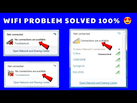 Fix Windows 7 Wifi Problem 2023 | WIFI_Not Connected Windows 7 | Laptop Wifi Not_Showing Windows 7