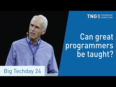 Big Techday 24: Can Great Programmers Be Taught? - Prof. Dr. John Ousterhout