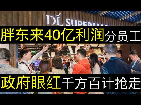 胖东来40亿利润分给员工，政府眼馋千方百计抢走。胖东来撕开中国遮羞布，国进民退是假都是懒政。中国福利制度如天方夜谭，都是螺丝钉（单口相声嘚啵嘚｜两会提案｜胖东来｜宁德时代｜中国失业率｜人口红利）