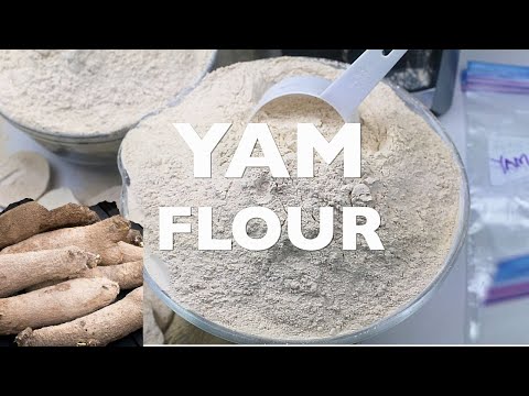 Yam Flour || How To Process Yam Flour (Amala or Elubo)