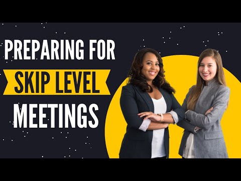 Career: Preparing For Skip Level Meetings