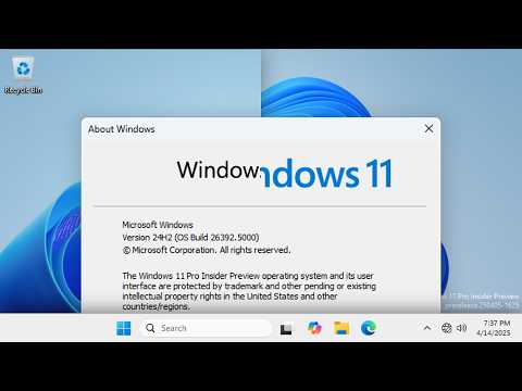 Converting Windows Server 2025 to Windows 11