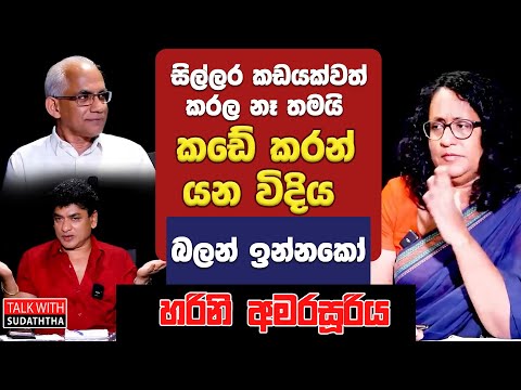 හරි සිල්ලර කඩයක්වත් කරල නෑ තමයි කඩේ කරන් යන  විදිය බලන් ඉන්නකෝ හරිනි අමරසූරිය
