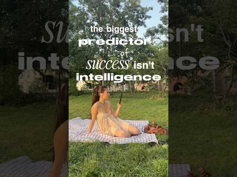 the biggest predictor of success is this