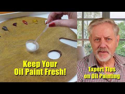 Never Waste Oil Paint Again - Artist Storage Hack #oilpaint  #paintingtips