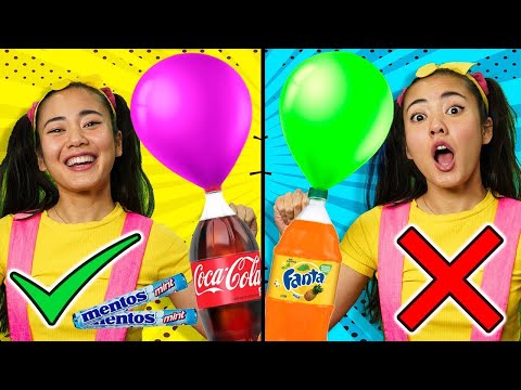 Ellie's Coke vs Mentos DIY Science Experiment at Home | Ellie Sparkles | WildBrain Learn at Home