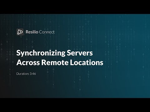 Resilio Connect: Synchronizing Servers Across Remote Locations