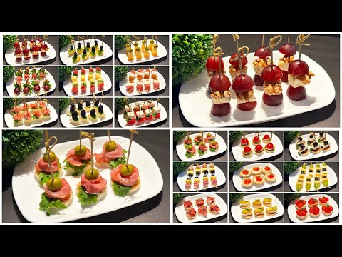 TOP 18 Quick Party Appetizers! Easy Party and Buffet Appetizers in 5 Minutes!