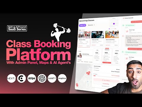 🔴 Lets build a Class Booking SaaS Platform with NEXT.JS 16! (Sanity, Clerk Billing, AI Agents, Maps)