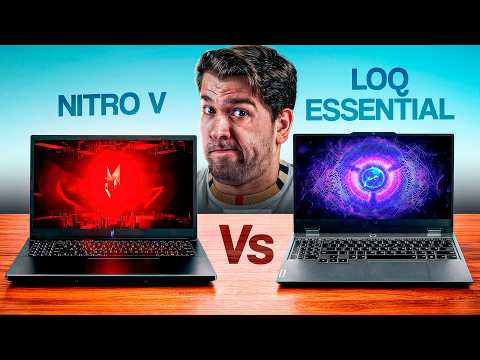 LENOVO LOQ ESSENTIAL vs ACER NITRO V — QUAL COMPENSA MAIS EM 2026? Comparativo Definitivo
