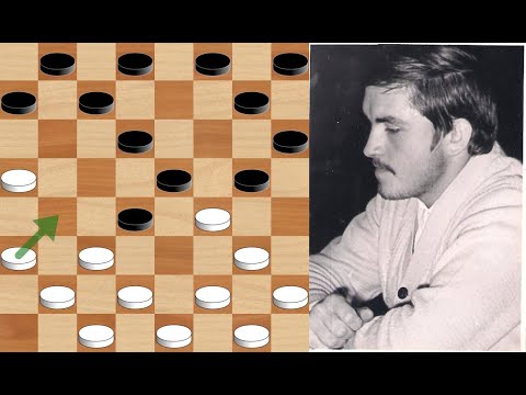 Гениальные шашечные комбинации.№9