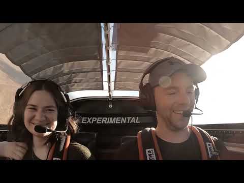Jamie's FIRST FLIGHT! (with me)