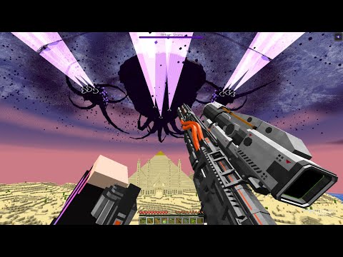 I DESTROYED the WITHER STORM Using MODERN GUNS in Minecraft Survival (2025)