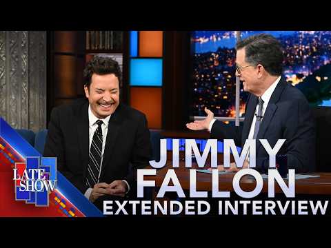 “You Did It Your Way” - Jimmy Fallon Serenades Stephen Colbert On The Late Show - EXTENDED INTERVIEW