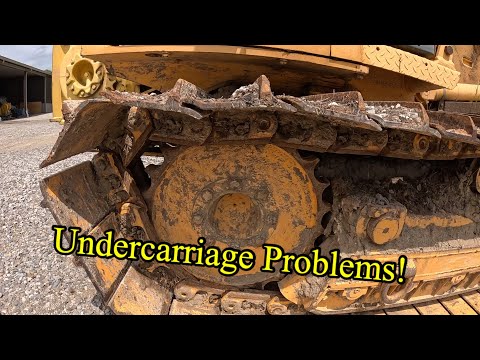 Broken Bulldozer undercarriage issues and blown hoses keep us busy on this project!