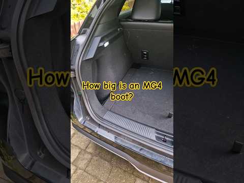 How Big Is The Boot Of An MG4? #carreview #ev #bootspace