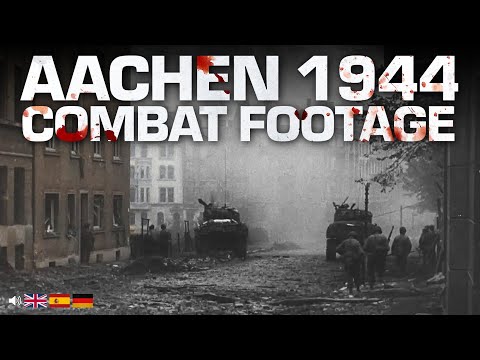WW2 US Street Fighting Caught on Film! (Battle of Aachen Documentary)