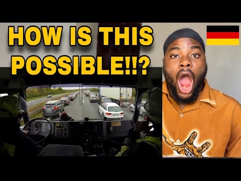 American reacts to German firefighters AMAZING response to motorway accident