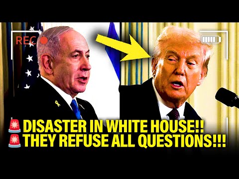 Trump REFUSES ALL QUESTIONS at DISASTER PRESSER with ISRAEL PM