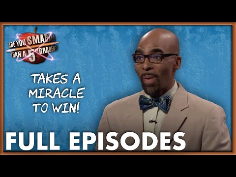 He Needs A Miracle To Win $1,000,000 | Are You Smarter Than A 5th Grader? | Full Episodes | S04E1-2