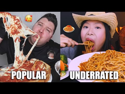 POPULAR VS UNDERRATED MUKBANGERS (compilation)