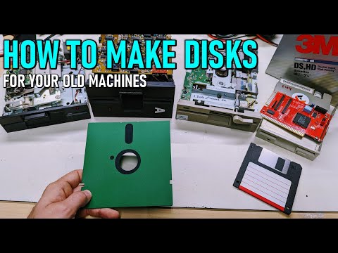 How to image and create disks for retro computers