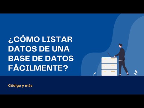 CÓMO LISTAR DATOS DE UNA BASE DE DATOS CON #HTML #JAVASCRIPT #PHP Y #MYSQL FÁCILMENTE