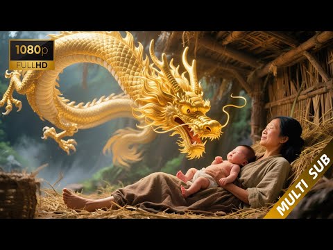 newborn wrapped by a golden dragon.He was the dragon's reincarnation and became emperor 18 years lat