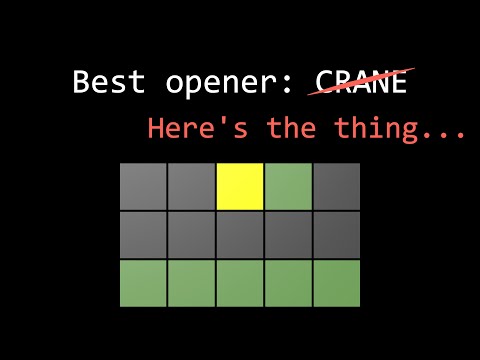Oh, wait, actually the best Wordle opener is not “crane”…