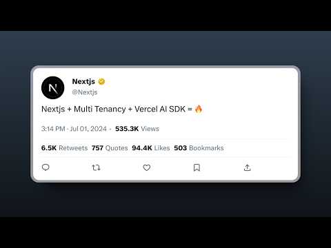 Building an AI Blog Builder using Nextjs, Vercel AI SDK & Shadcn UI