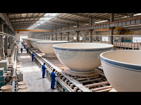 Inside the Ceramic Factory | How Millions of Ceramic Products Are Made (Full Process)