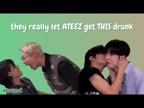 ATEEZ had a BIT too much to drink...